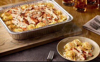 Olive Garden Chicken Tortelloni Alfredo (serves 4 - 6 )